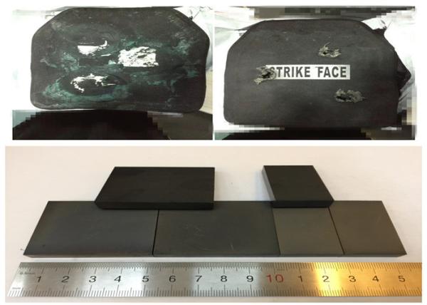 Ceramic Ballistic Armour Plates / Silicon Carbide Ceramic Tiles For Understandin