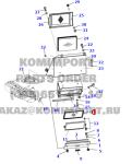 part No. :426-07-32441, Air Conditioner Filte use for komatsu loader WA470-6