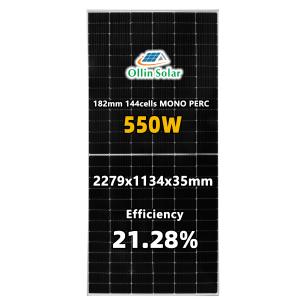 Wholesale 36V Waterproof Monocrystalline Solar Power Panel 540W 545W 550W from china suppliers