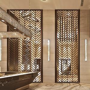 Wholesale Gold Stainless Steel Room Divider For Sunshades/Louver/Window Screen from china suppliers
