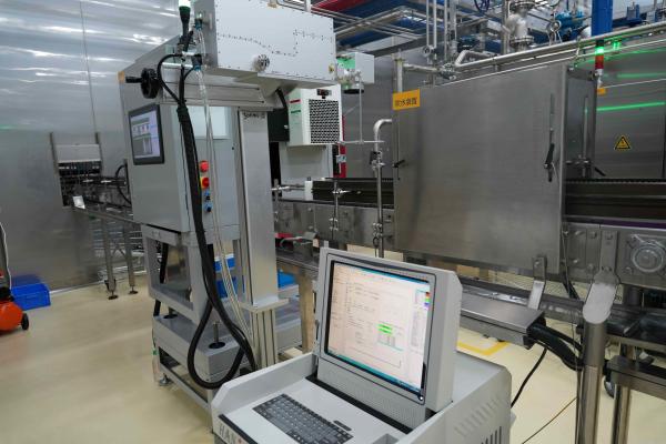 Bottle Cap Liquid Level Inkjet Printer Inspection Machine For 18,000BPH Beverage