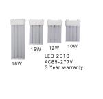 TYPE A+B 2G10 led PL light 18W CRI80 120LM/W 2835smd AC85-277V Three-year