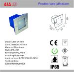 Epistar led chip waterproof IP65 3W 3years warranty led stair light &LED Step