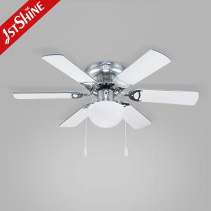 China 32 Inch 6 MDF Blade Classic Ceiling Fans Remote Control Energy Efficient on sale