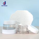 Transparent 50G Acrylic Double Wall Jar for Cosmetic Cream PETG Base Material