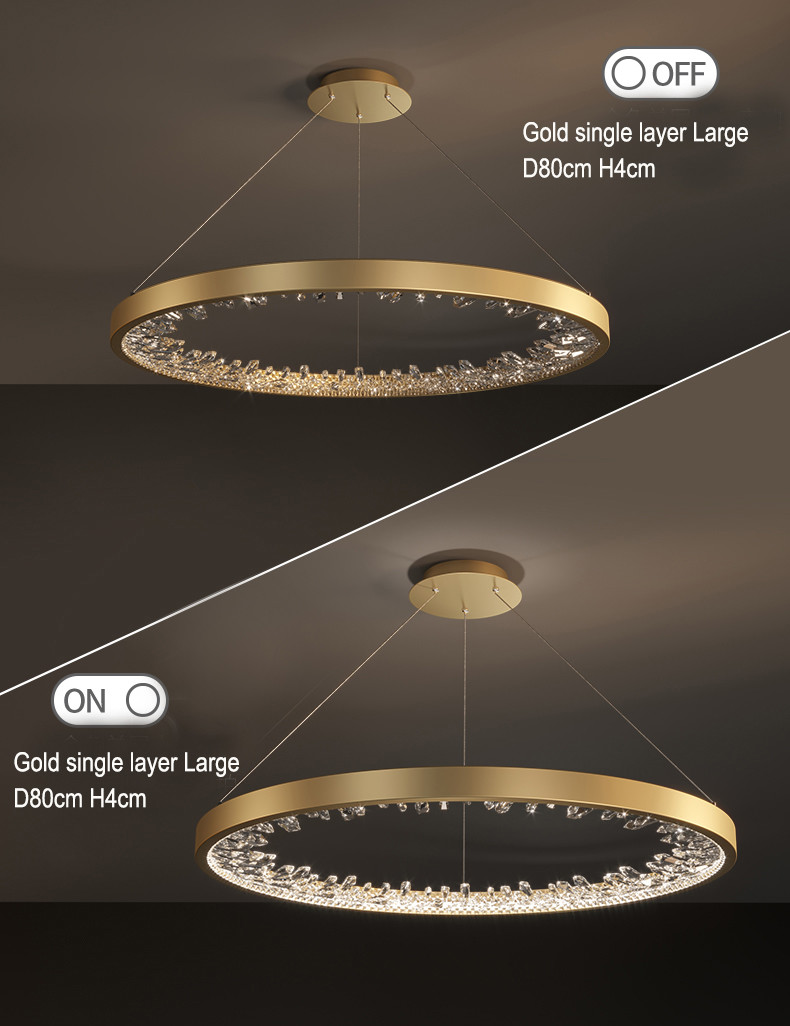 Modern Creative Crystal Chandelier Living Room Home Indoor Luxury Chandelier(WH-MI-402)