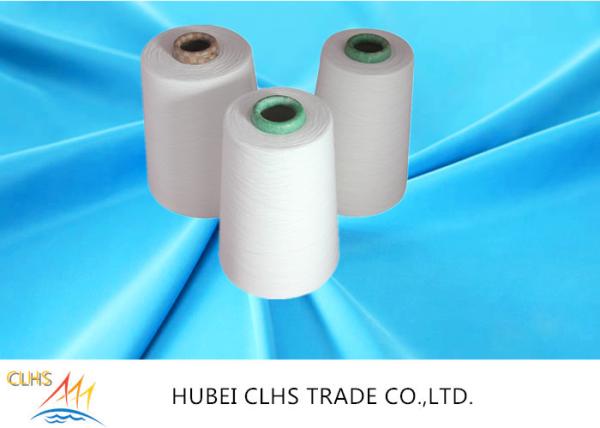 Dyeing Tube Ring Spun Polyester Yarn High Strength 40s / 2 Counts Single Yarn