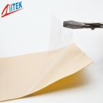 0.15mm thickness UL 94 V-0 thermal conductive electric isolating sheets with 1.3