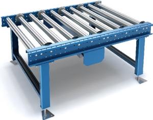 Wholesale 1200Kg Motorized Roller Conveyor combined with auxiliary devices from china suppliers