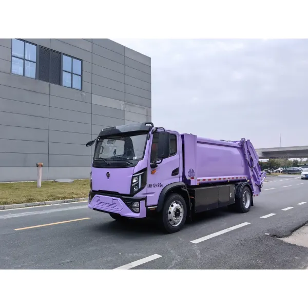 Pure Electric New Energy Vehicle with a Capacity of 8 Cubic Meters and a Rear Mounted Bucket Type Compressed Garbage Truck
