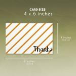 Blank Note Thanks Greeting Card / Personalized Greeting Cards Colorful Design