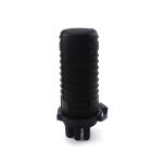 144F Capacity Fiber Optic Splice Closure Black Heat Sealing Cap Type 3 In 3 Out