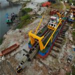 Cummins 100kw-2000kw Auxiliary Engine Powered Cutter Suction Dredger for Europe