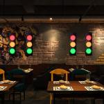Industrial Vintage Wall Light Led Traffic Signal Wall Lamp (WH-VR-76)