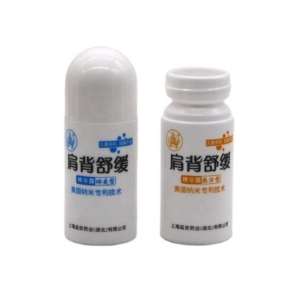 Customized Color 50ml PE/PP Essential Oil Plastic Roll On Bottle for Household