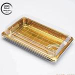 Premium American Style Disposable Food Plastic Sushi Trays for Elegant Dining