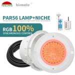 100% synchronous control 18W SMD5050 Plastic UL Certificated Pool Light PAR56