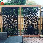 1/6 Laser Cut Yard Weathering Steel Corten Metal Garden Screens 2mm Thickness