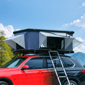 Wholesale 300gsm Polyester Tent Fabric Pop Up Roof Top Tent For 3-4 Person Camping On Truck And Pickup from china suppliers