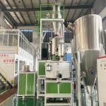 Automatic Plastic PVC compounding powder mixing additives weighing dosing plant