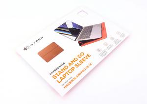 China Customized Foldable Packaging Box  Envelope Style Laptop Sleeve 0.46mm on sale