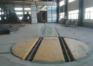 Wholesale Painting booth using electric rail transfer turntable mounted on transfer car from china suppliers