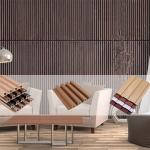 Film Laminated Interior WPC Wall Panel 15mm SGS INTERTEK Certified