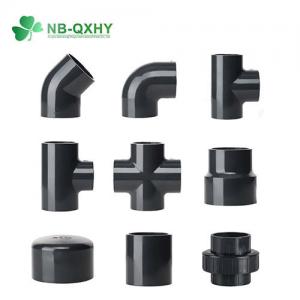 Wholesale Competitive PVC Pipes and Fittings All Size Sch40 Sch80 PVC Plumbing Pipe Fittings Forged from china suppliers