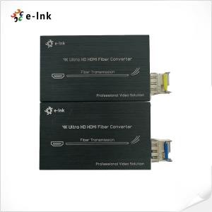 Wholesale 10.3Gbps HDMI Over Fiber Optic Extender 80km EMI Resistant With External Audio from china suppliers