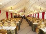 Purple Heavy Duty PVC Event Tent Wedding Tent with Inside Decorations With Self