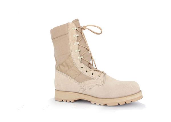 Suede Leather Nylon Oxford Dms Military Boots , Combat Military Tactical Jungle