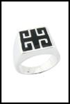 Sparkling Enamel Gemstone Rings In Sterling Silver 925 Sterling Silver Jewelry