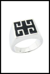 Wholesale Sparkling Enamel Gemstone Rings In Sterling Silver 925 Sterling Silver Jewelry Rings Chunky Sterling Silver Rings from china suppliers