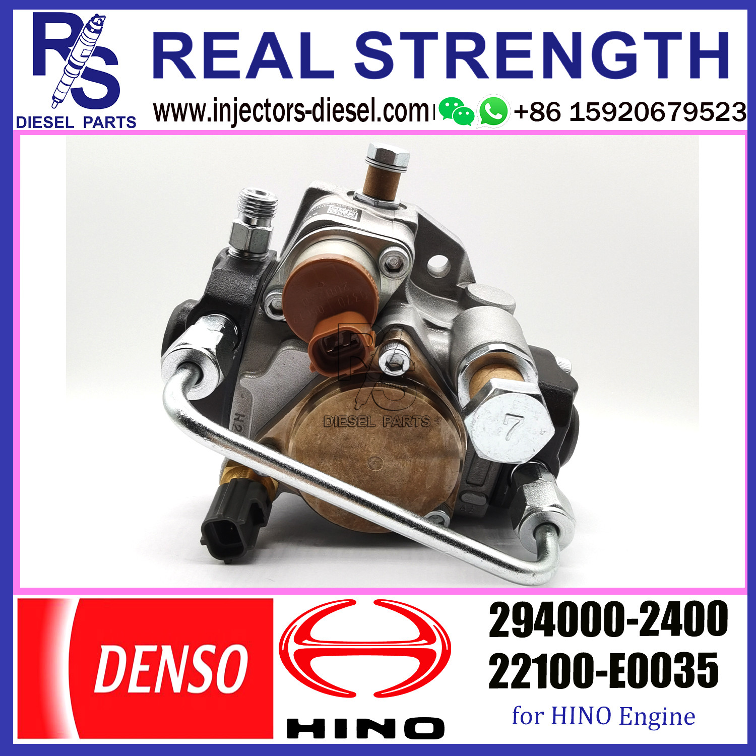 DENSO Diesel Engine Fuel HP3 pump 294000-2400 22100-E0035 For HINO J05E Engine 294000-2400 22100-E0035