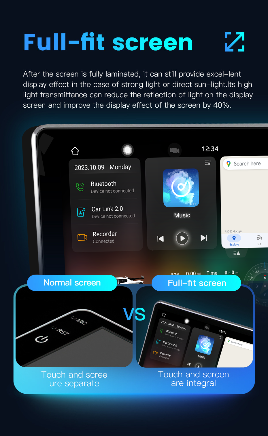 Car Radio Gps Navigation Car Dvd Player Car Multimedia Android 13 Stereo Audio Head Unit Carplay Screen
