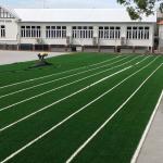 10mm Tennis Court Artificial Grass / Artificial Lawn Carpet OEM Acceptable