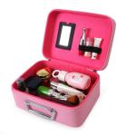 Mirror Ladies Cosmetics Storage PU Makeup Bag Case