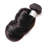 Real Peruvian Human Hair Bundles , Soft Peruvian Loose Body Wave Hair