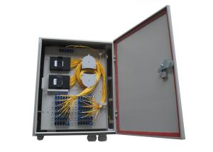 Wholesale Cold rolled steel Fiber Optic Distribution Box with 1×64 PLC SC / APC from china suppliers
