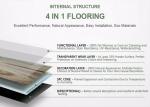 4.0mm Waterproof Spc Flooring Stone Tile For Bathroom Aging Resistance