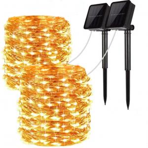Wholesale Solar Powered String Lights Outdoor Solar Fairy Lights String Lights for Home Patio Garden Gate Yard Party Wedding Decor from china suppliers
