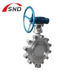 Oil And Gas Lug Type Butterfly Valve Cast Iron Body Material