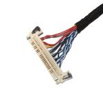 Customize Length 2.0mm Pitch Lvds Cable Assembly 30 Pin DF11-24DS-2C To FI-X3OHL