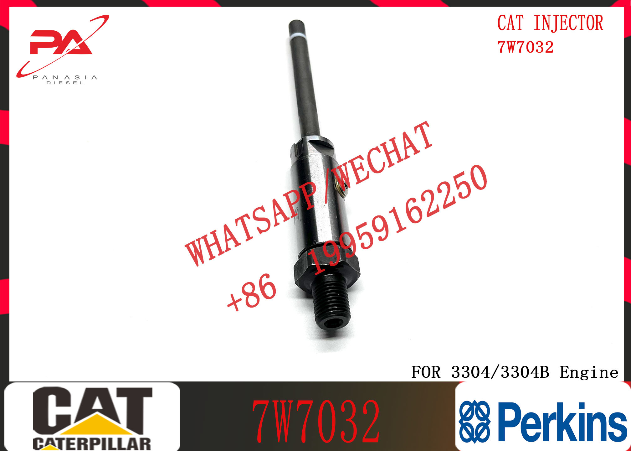 Diesel Engine Fuel Injector 7W-7031 7W-7032 7W-7026 0R-3536 0R-1746 0R-3418 0R-3419 0R-3420