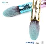 Poly Bag Aluminum Handle Mini Individual Makeup Brushes