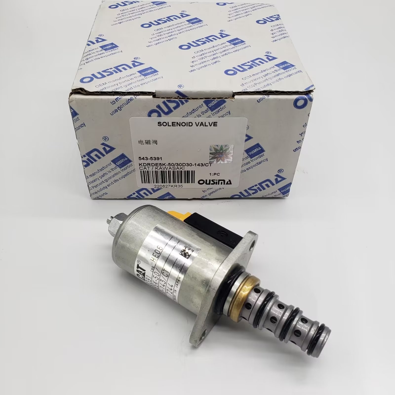 543-5391 Excavator Solenoid Valve KDRDE5K-50/30D30 -143/CT For 320D 323D 336D KAWASAKI