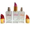 Buy cheap Cute Square Glass Perfume Bottles / 30ml Antique Perfume Bottles With Lipstick from wholesalers