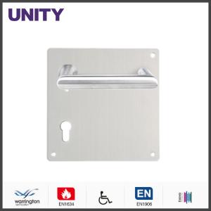 Wholesale Stainless Steel Fire Door Lever Handle EN1906 and EN1634 Satin Finish from china suppliers