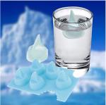 Shark Fin Food Grade Silicone Ice Tray Maker Jelly Pudding Mould Bar Tool DIY