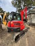 Less Hour Made in Japan Mini Crawler Used Excavator Kubota KX165 KX165-5 in